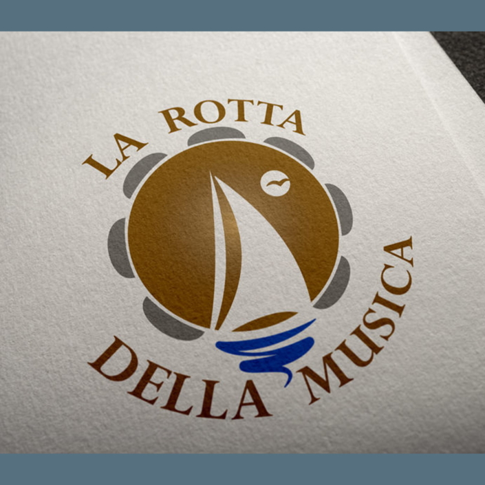 logo la rotta della musica su carta