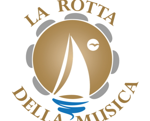 Logo per l'iniziativa la rotta della musica