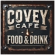 Covey café Lecce design menu by babelecapovolta